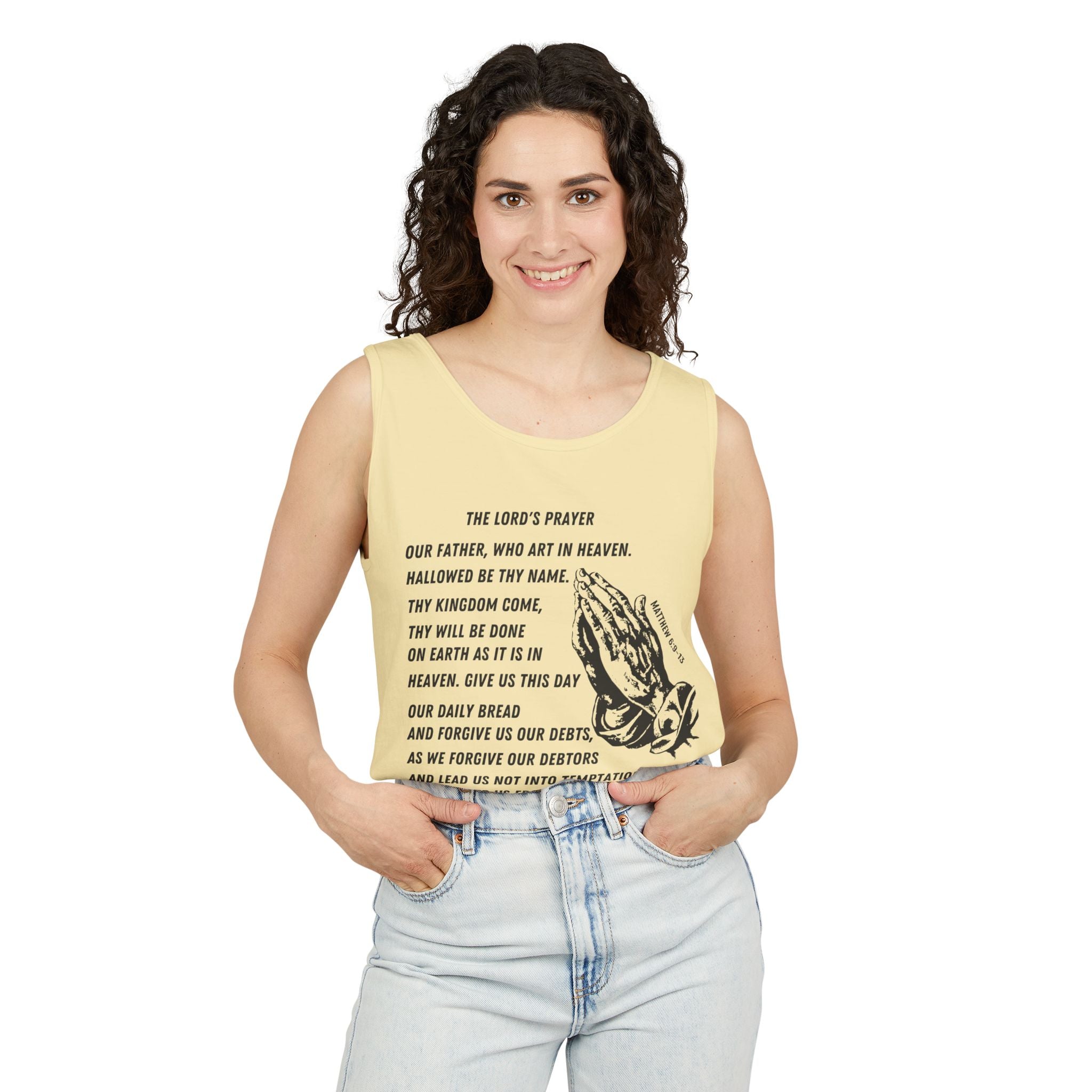 The Lord's Prayer Tank Top - Black
