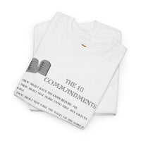 10 Commandments T-Shirt - Black