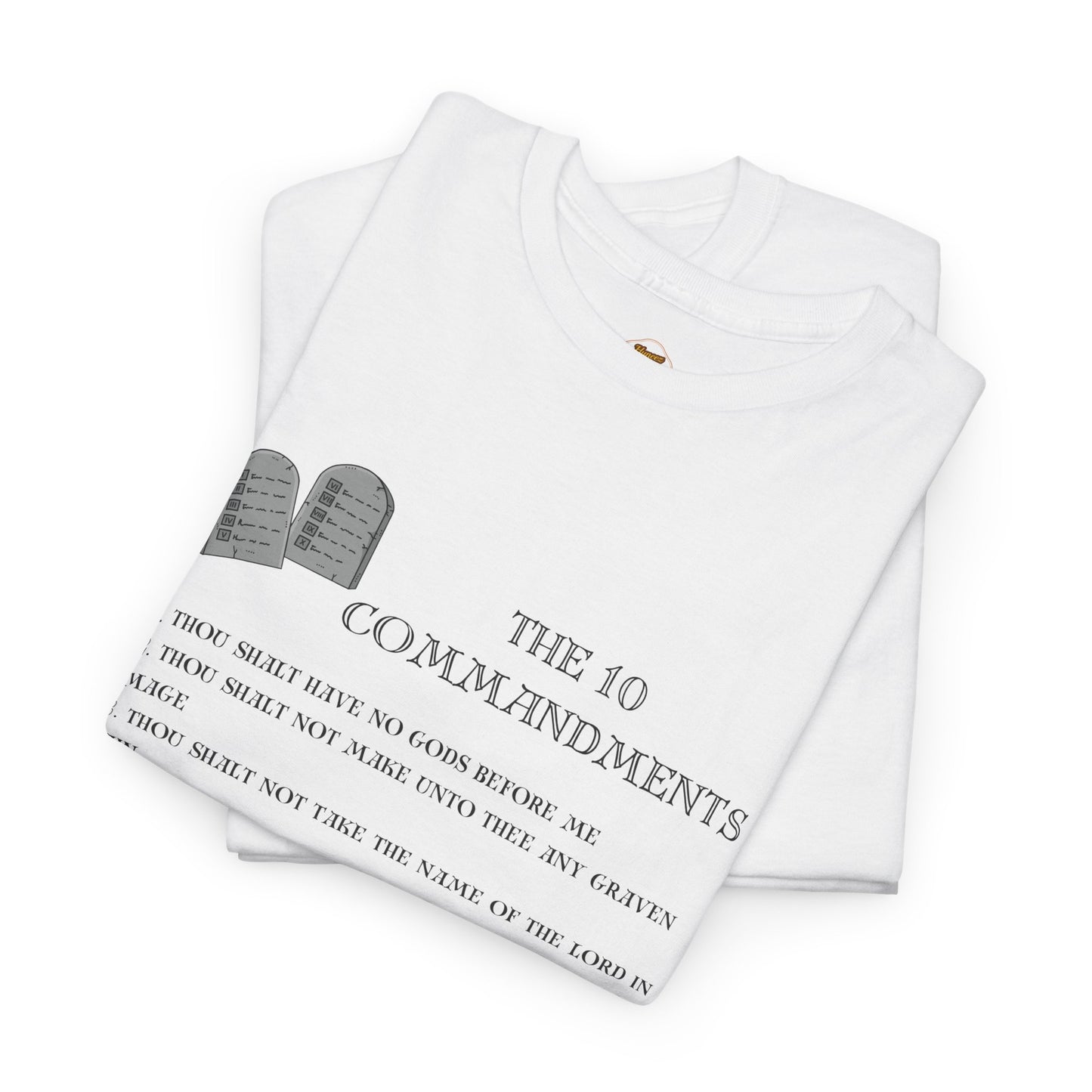 10 Commandments T-Shirt - Black