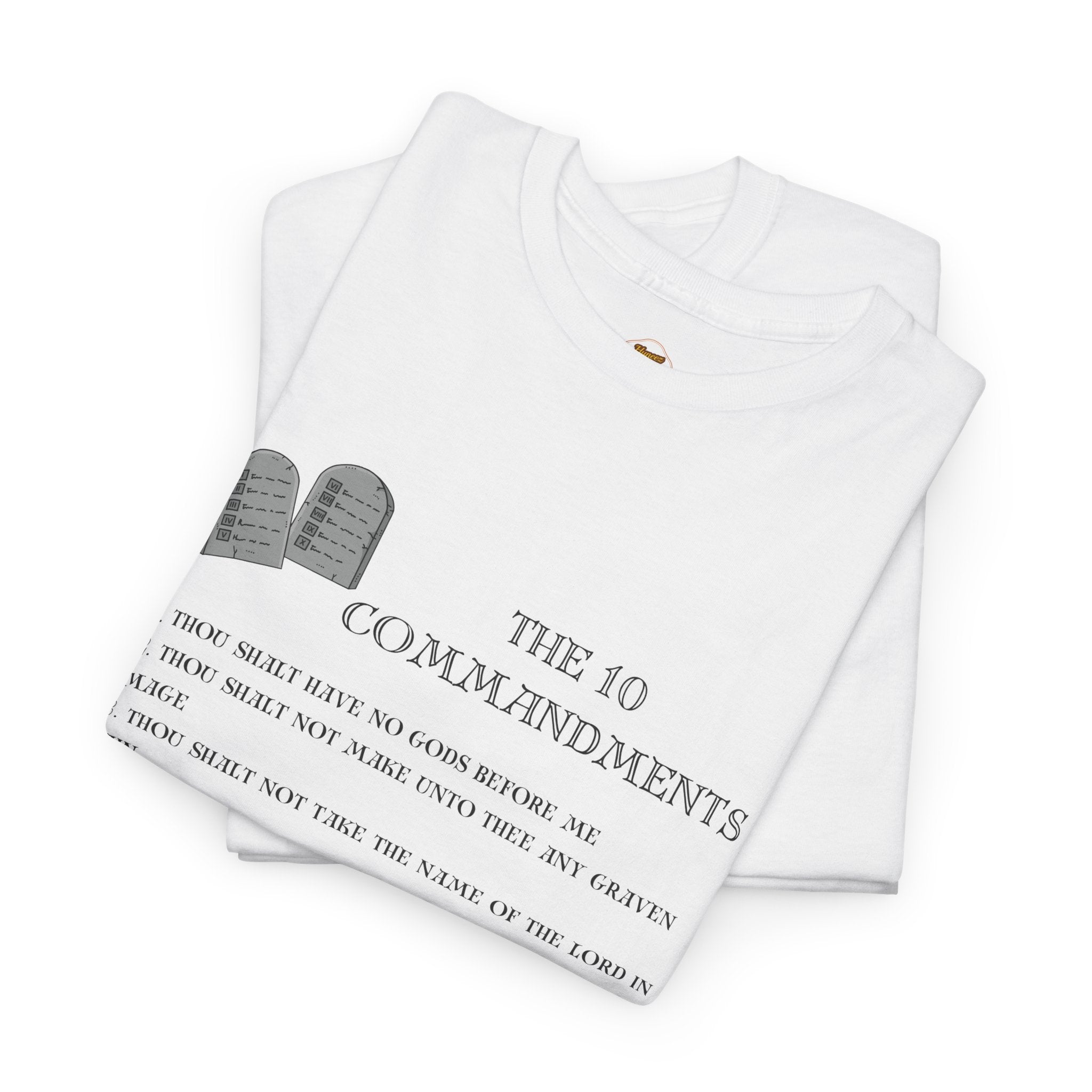 10 Commandments T-Shirt - Black