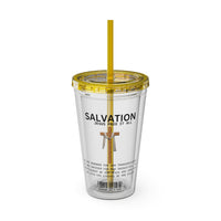 Salvation - Jesus Paid 16oz Tumbler with Straw