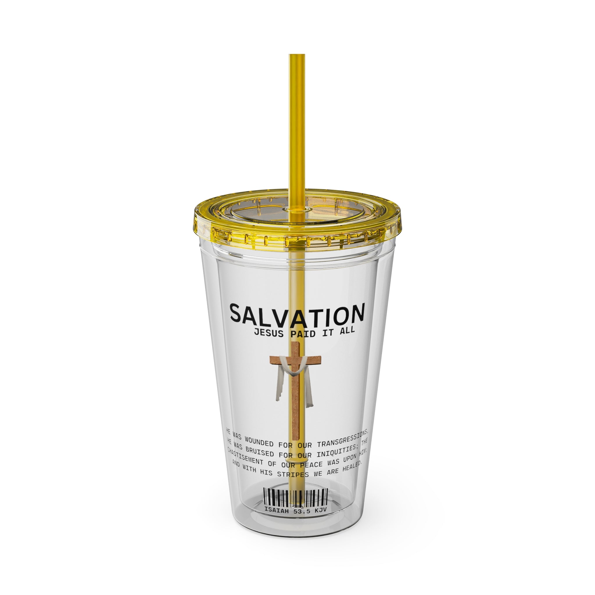Salvation - Jesus Paid 16oz Tumbler with Straw
