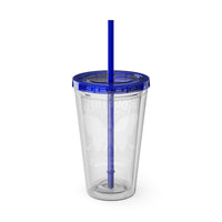 Together We Rise Butterfly Breast Cancer 16oz Tumbler with Straw