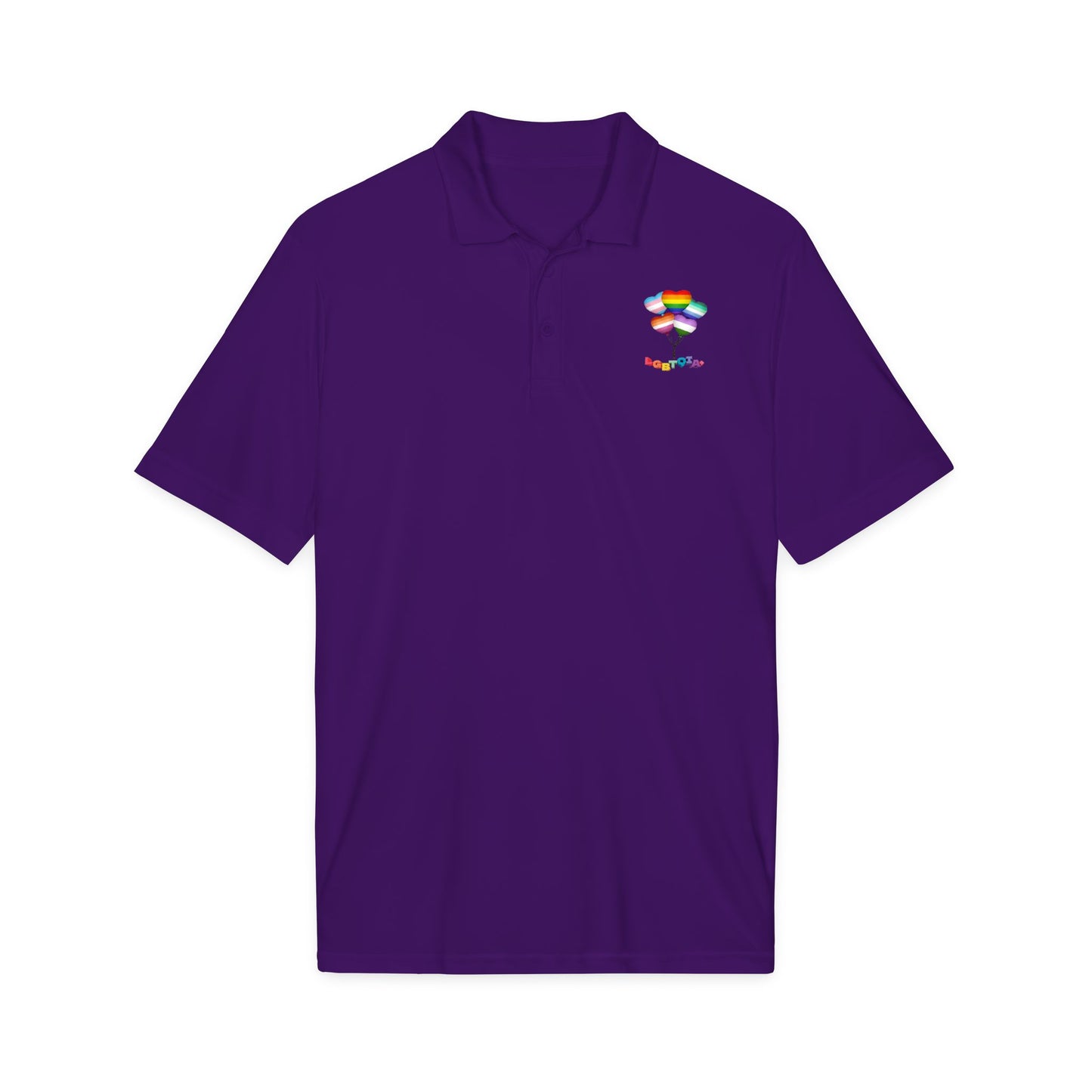 Rainbow Heart Balloons Polo