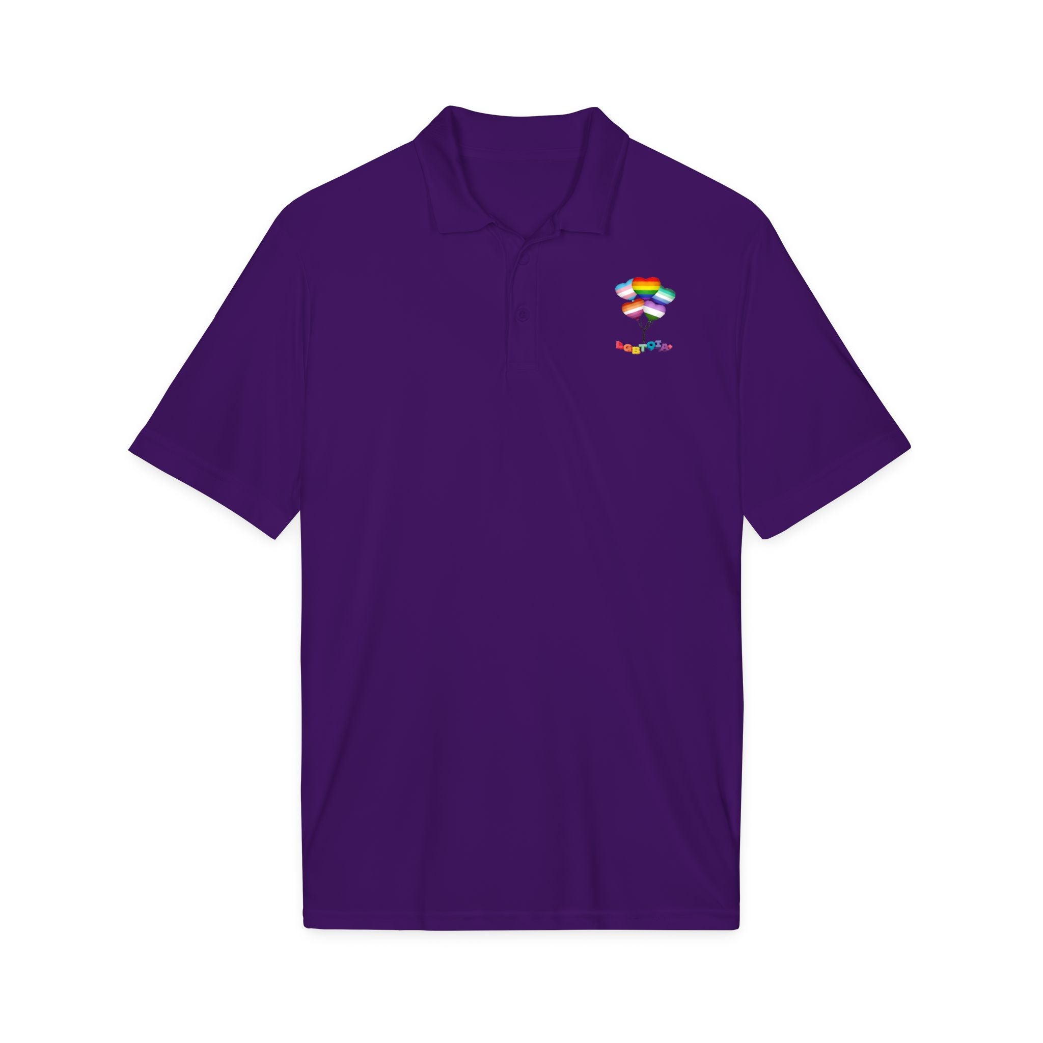 Rainbow Heart Balloons Polo