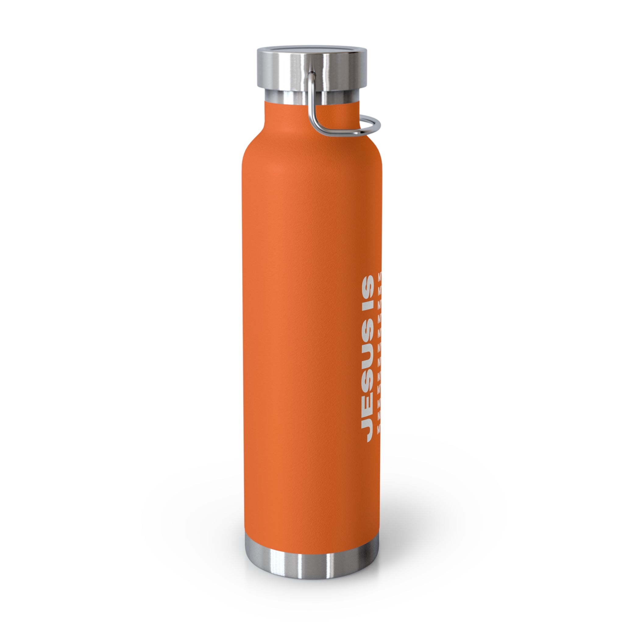 Christian JESUS IS 22oz Insulated Water Bottle - White