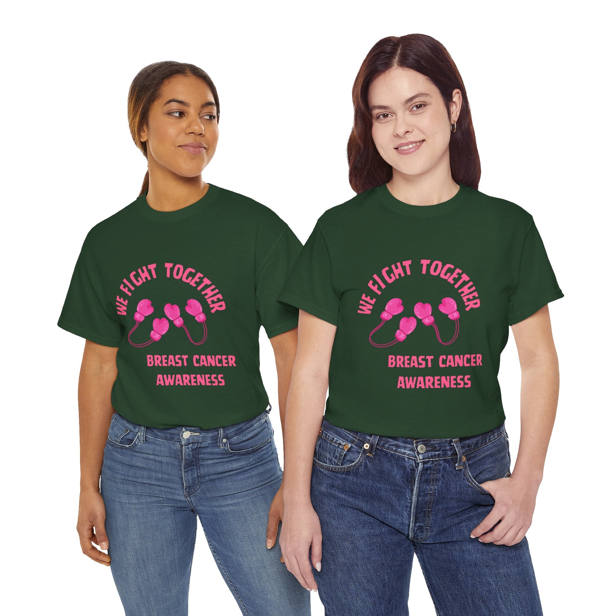 Breast Cancer Awareness Tee — We Fight Together Gloves