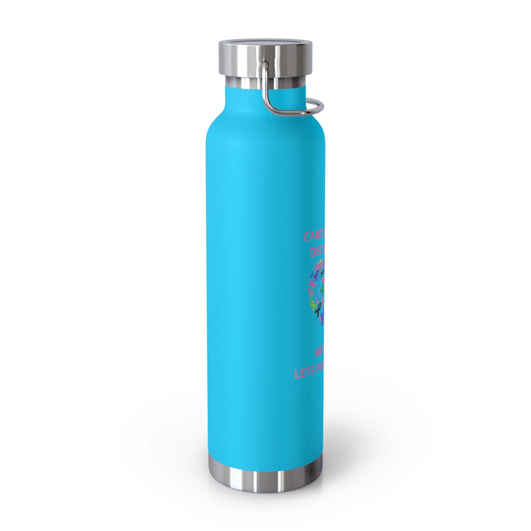 Cancer Doesn't Discriminate 22oz Insulated Water Bottle