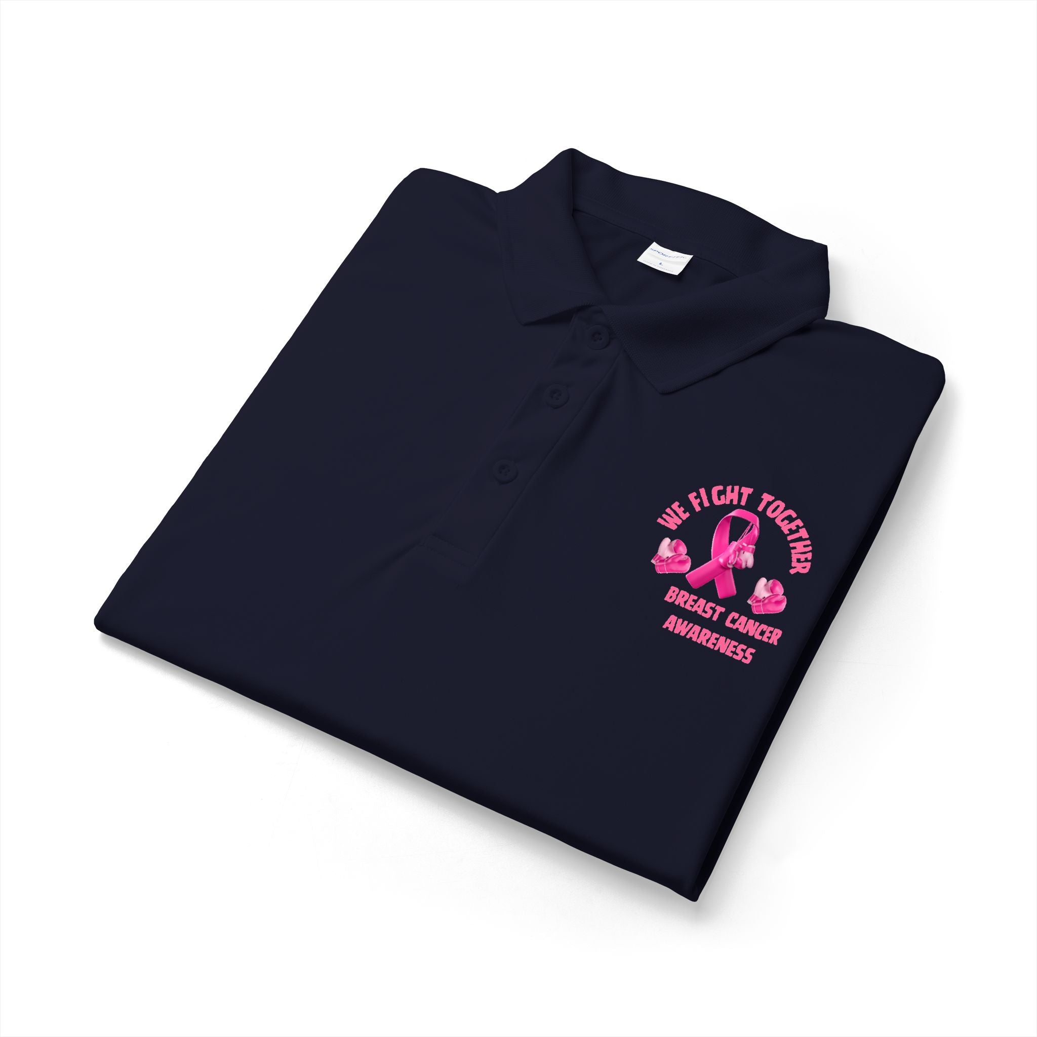 We Fight Together Ribbon Polo