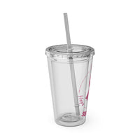 Breast Cancer Survivor 16oz Tumbler with Straw