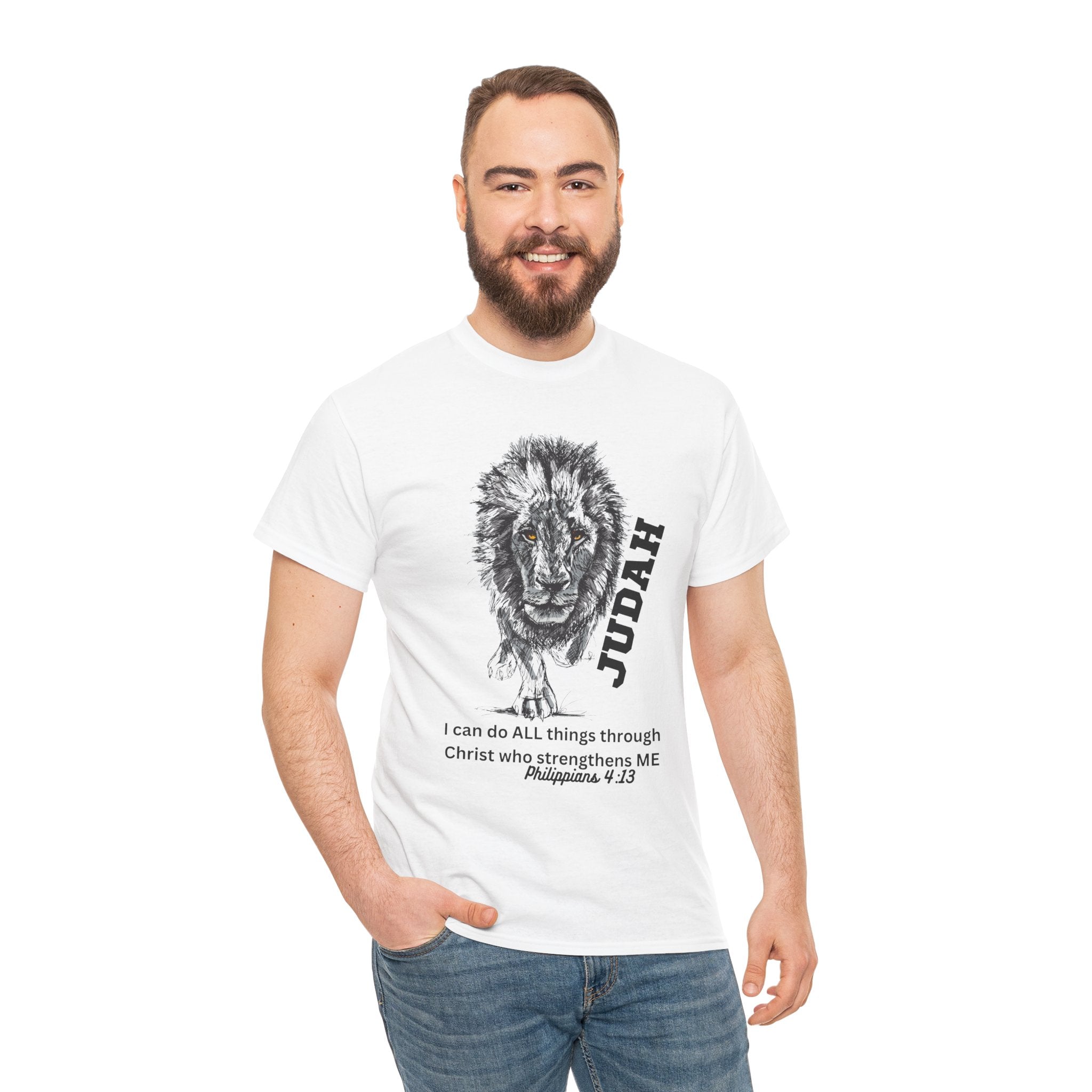 Lion of Judah – ‘I Can Do All Things’ Philippians 4:13 Tee