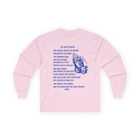The Lord's Prayer Long Sleeve Tee - Blue