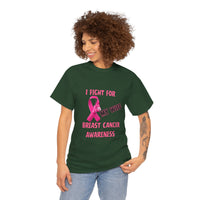 I Fight for My Wife Pink Ribbon T-Shirt