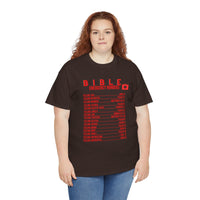 Bible Emergency Numbers Tee - Red