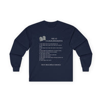 10 Commandments Long Sleeve - White