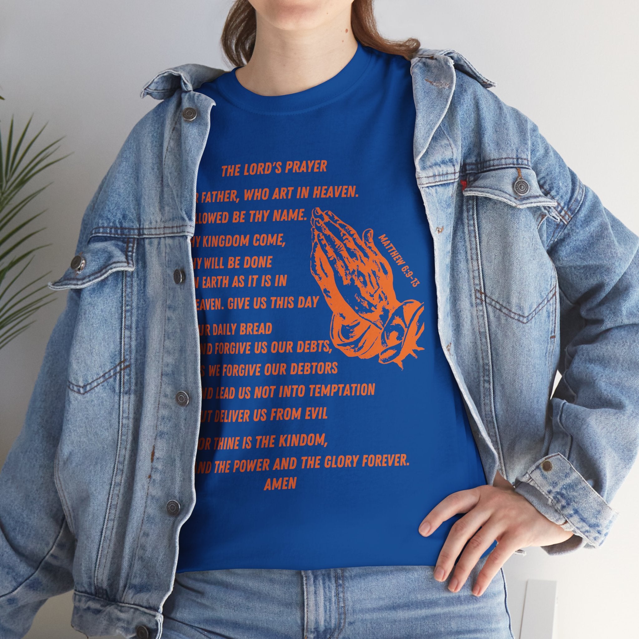 The Lord’s Prayer T-Shirt - Orange