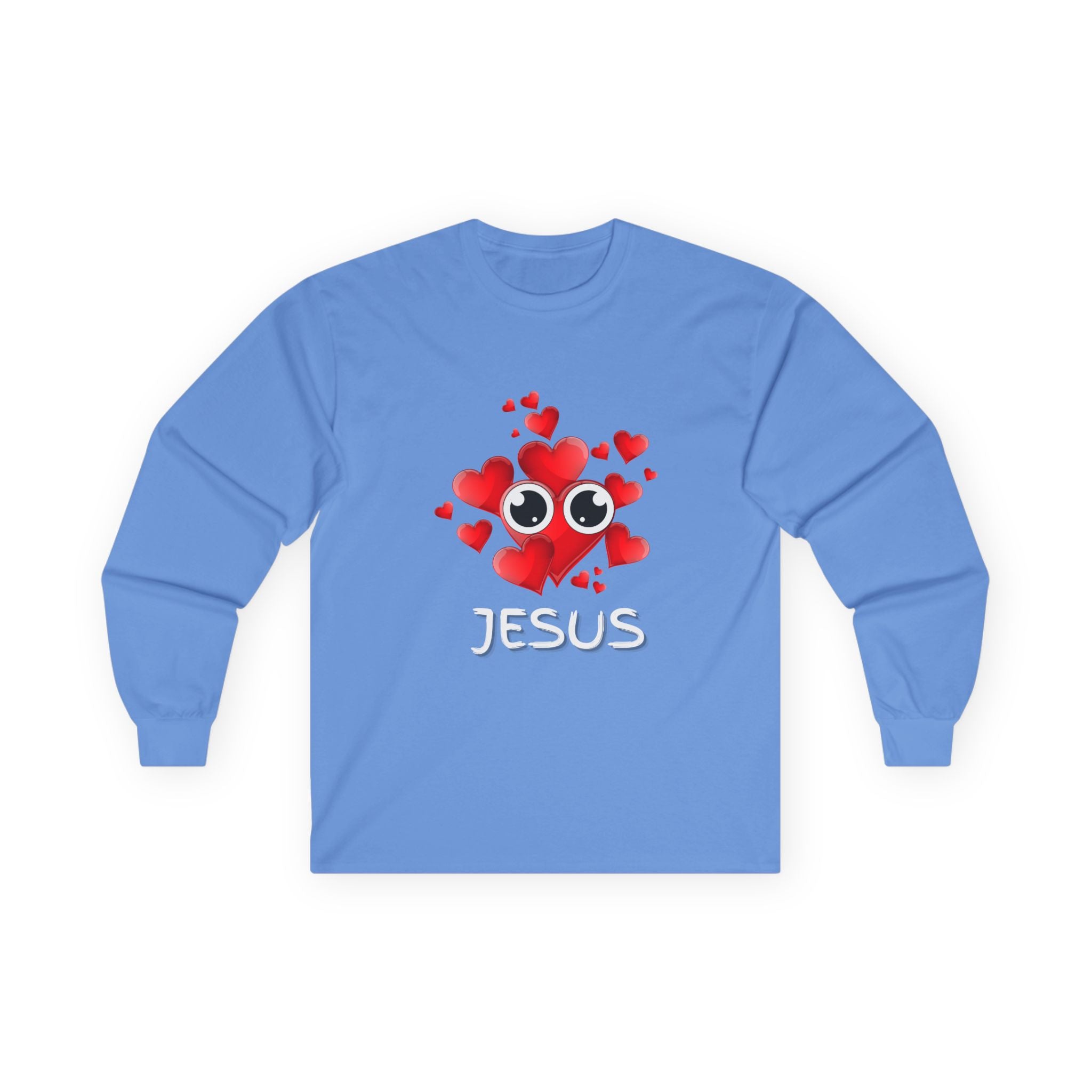 Eye Love Jesus Long-Sleeve - White