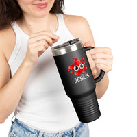 Eye Love Jesus White Insulated Travel Mug, 40oz White