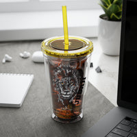 Lion of Judah 16oz Tumbler with Straw