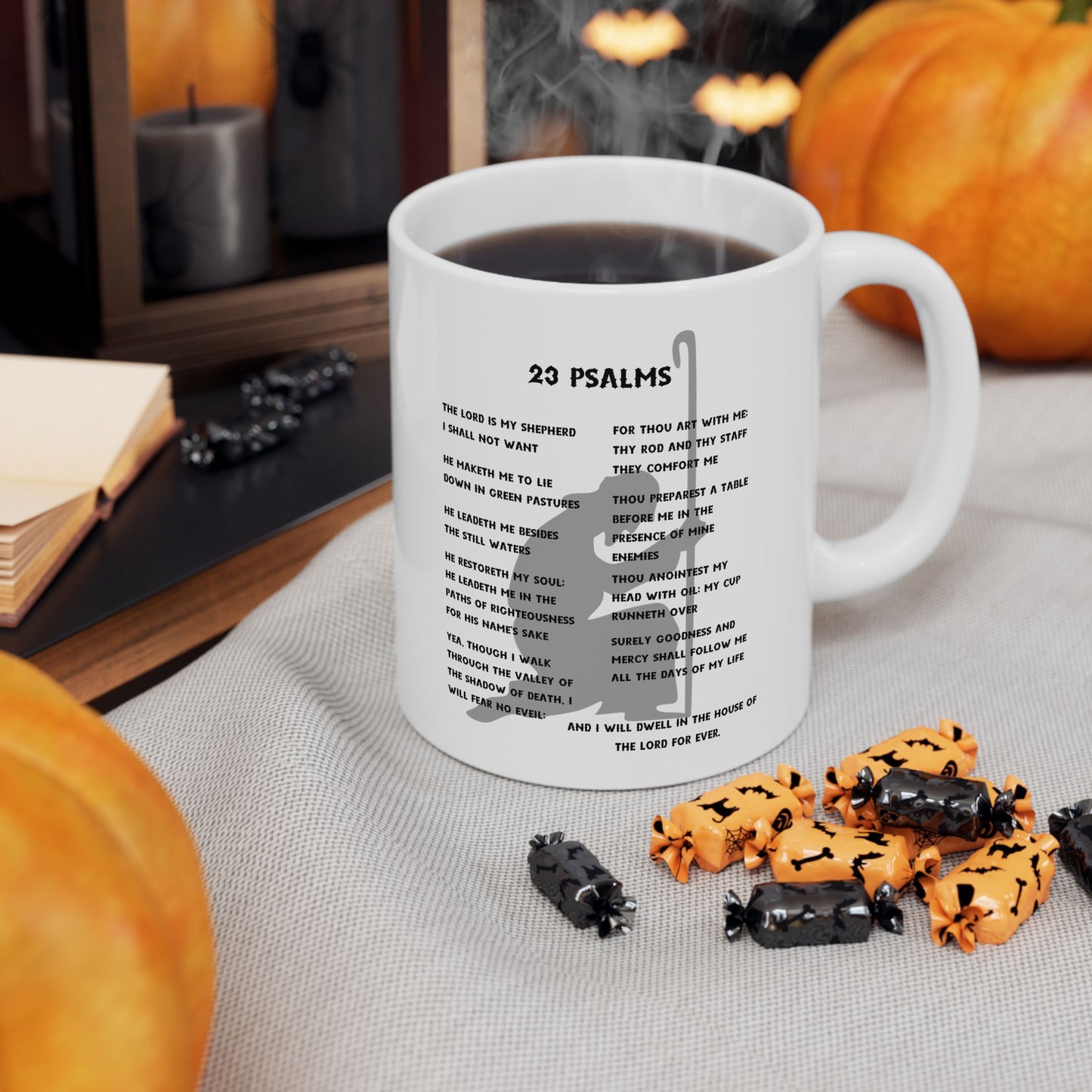 23 Psalms White Coffee Mug (11oz/15oz)
