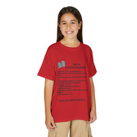 10 Commandments Youth T-shirt - Black