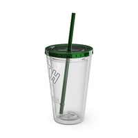 Faith "Forget About Impossible, Trust Him" 16oz Tumbler with Straw