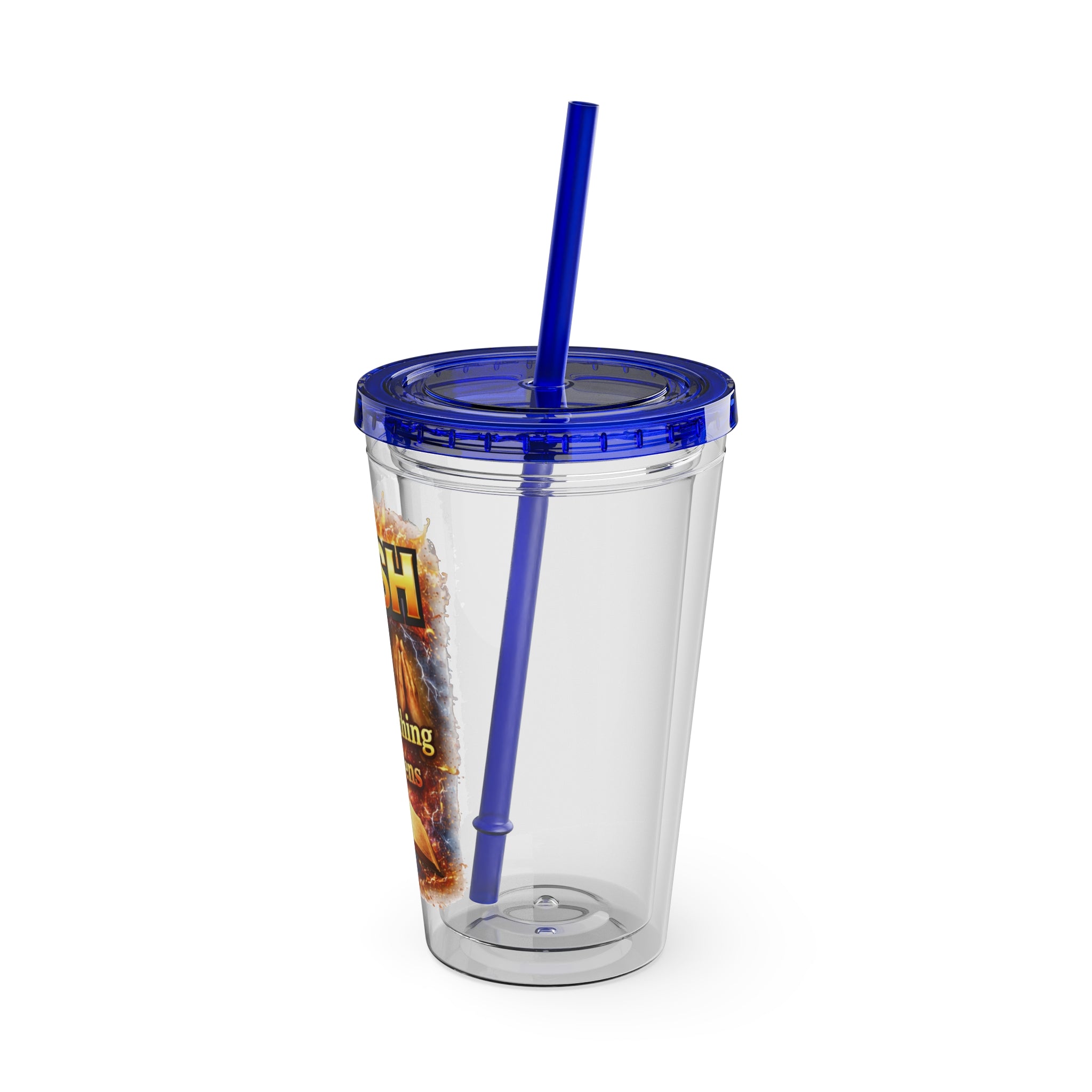 Push Pray Until Something Happens 16oz Tumbler — Bible