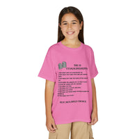 10 Commandments Youth T-shirt - Black