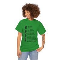 Christian JESUS IS T‑Shirt - Black