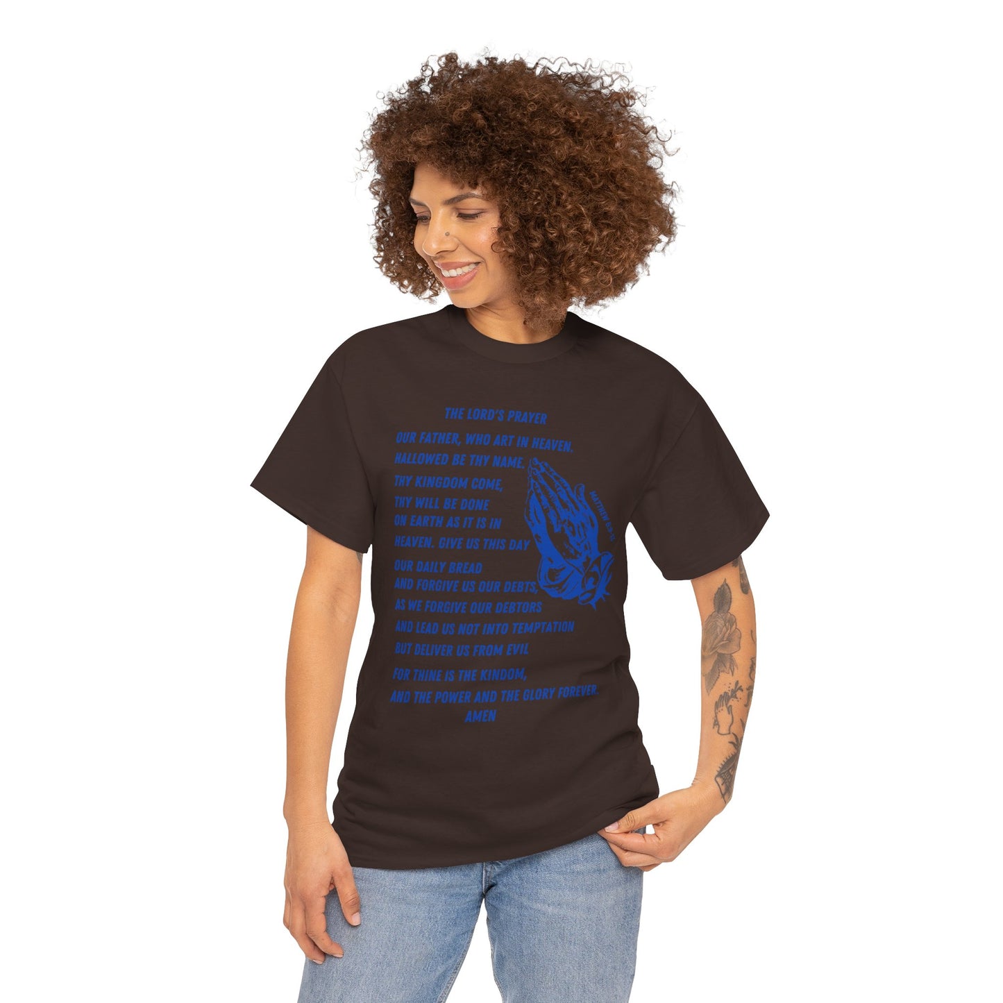 The Lord's Prayer T‑Shirt - Blue