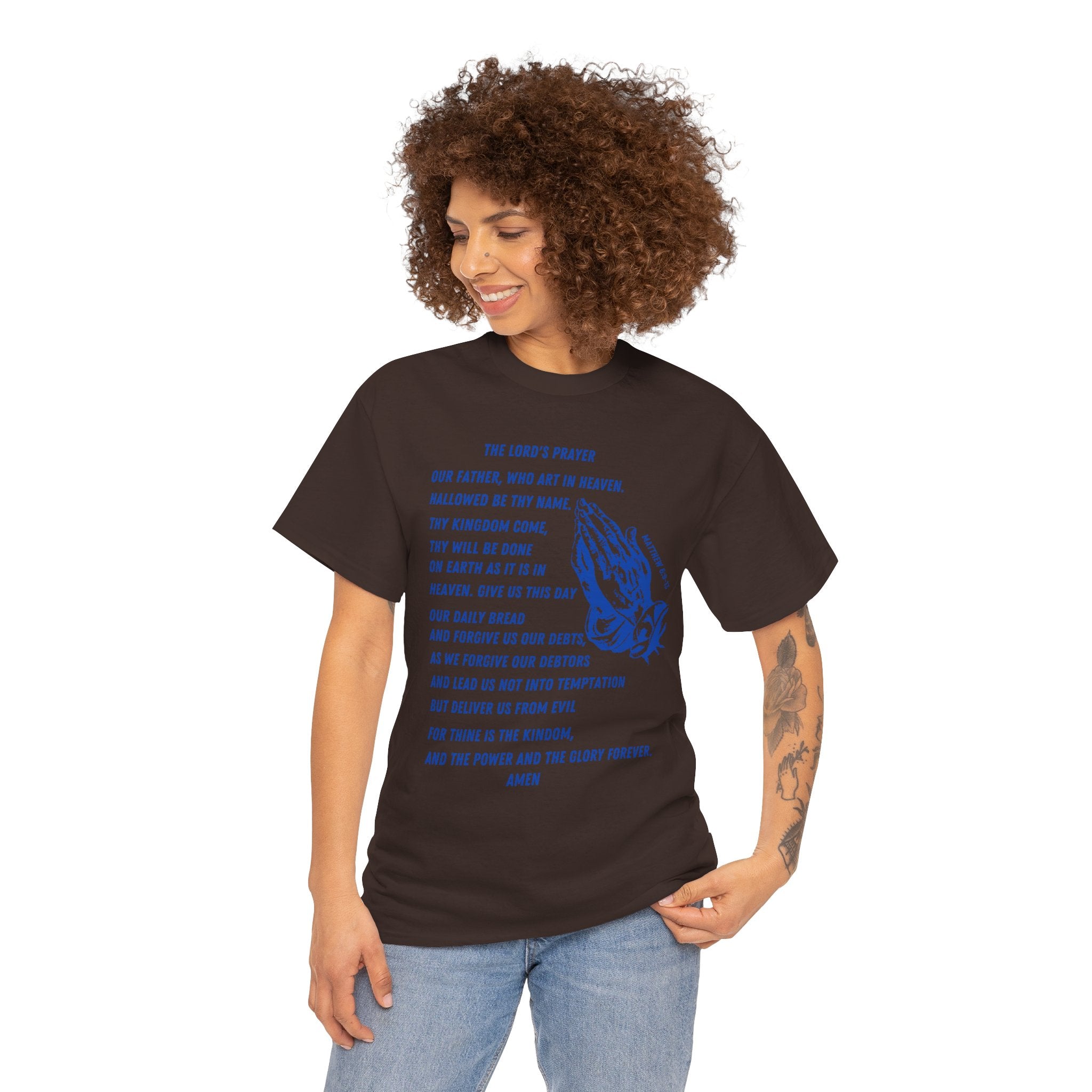 The Lord's Prayer T‑Shirt - Blue
