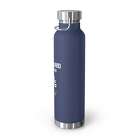 "Anchored in the Lord" 22oz Insulated Water Bottle — White