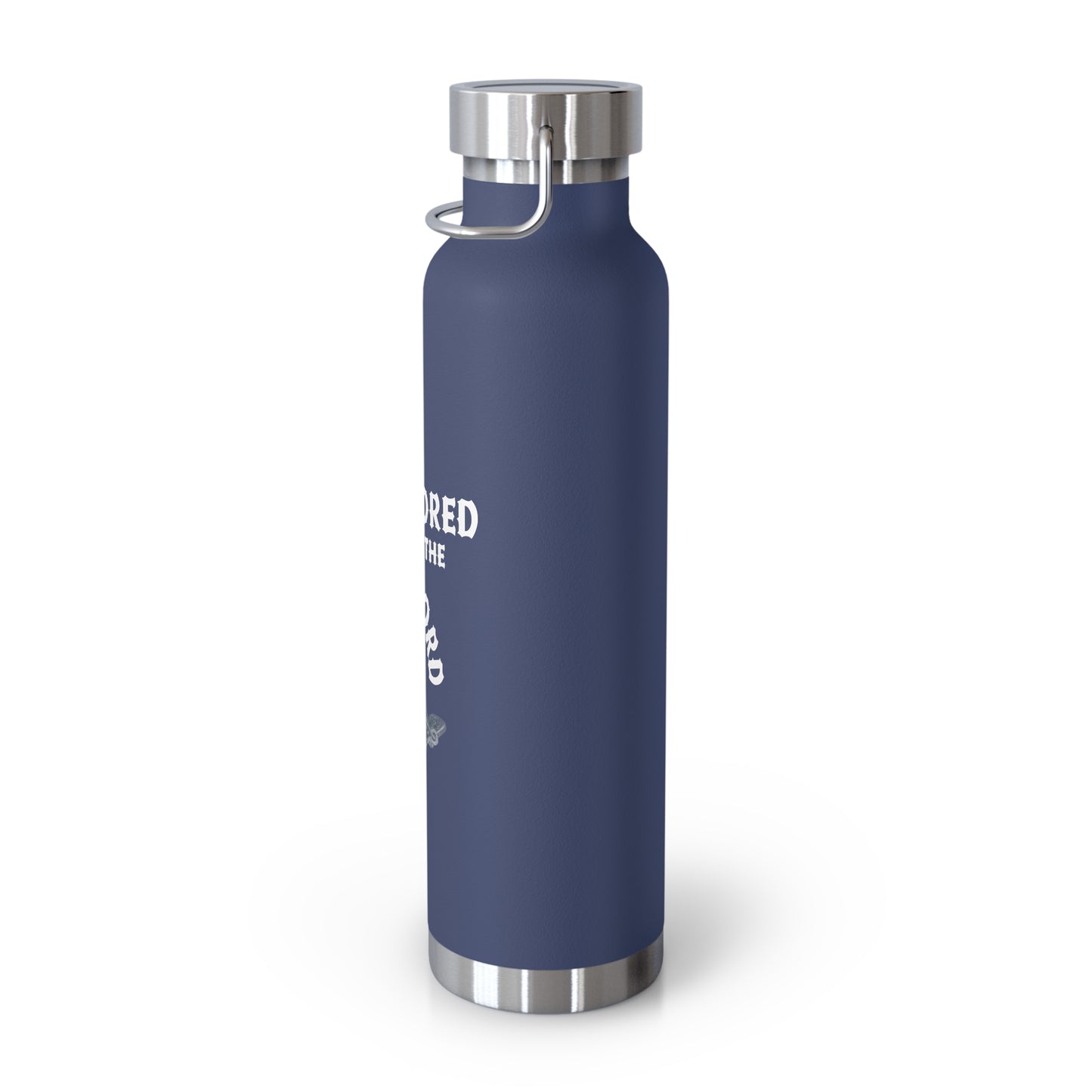 "Anchored in the Lord" 22oz Insulated Water Bottle — White