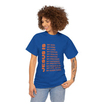 Christian JESUS IS T‑Shirt - Orange