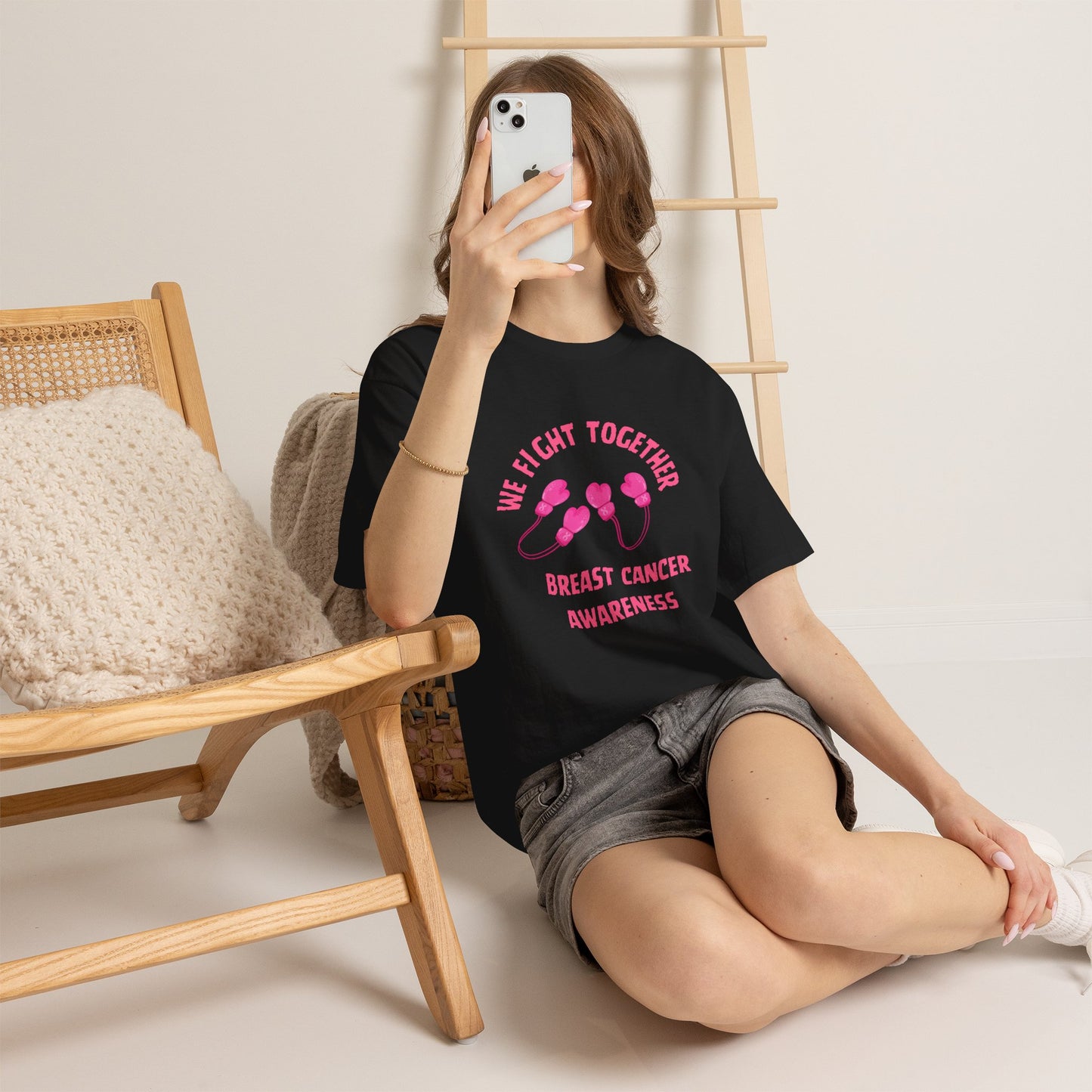 Breast Cancer Awareness Tee — We Fight Together Gloves