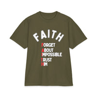 Faith T-Shirt - "Forget About Impossible, Trust Him" - 7X only