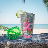 Breast Cancer Survivor 16oz Tumbler with Straw