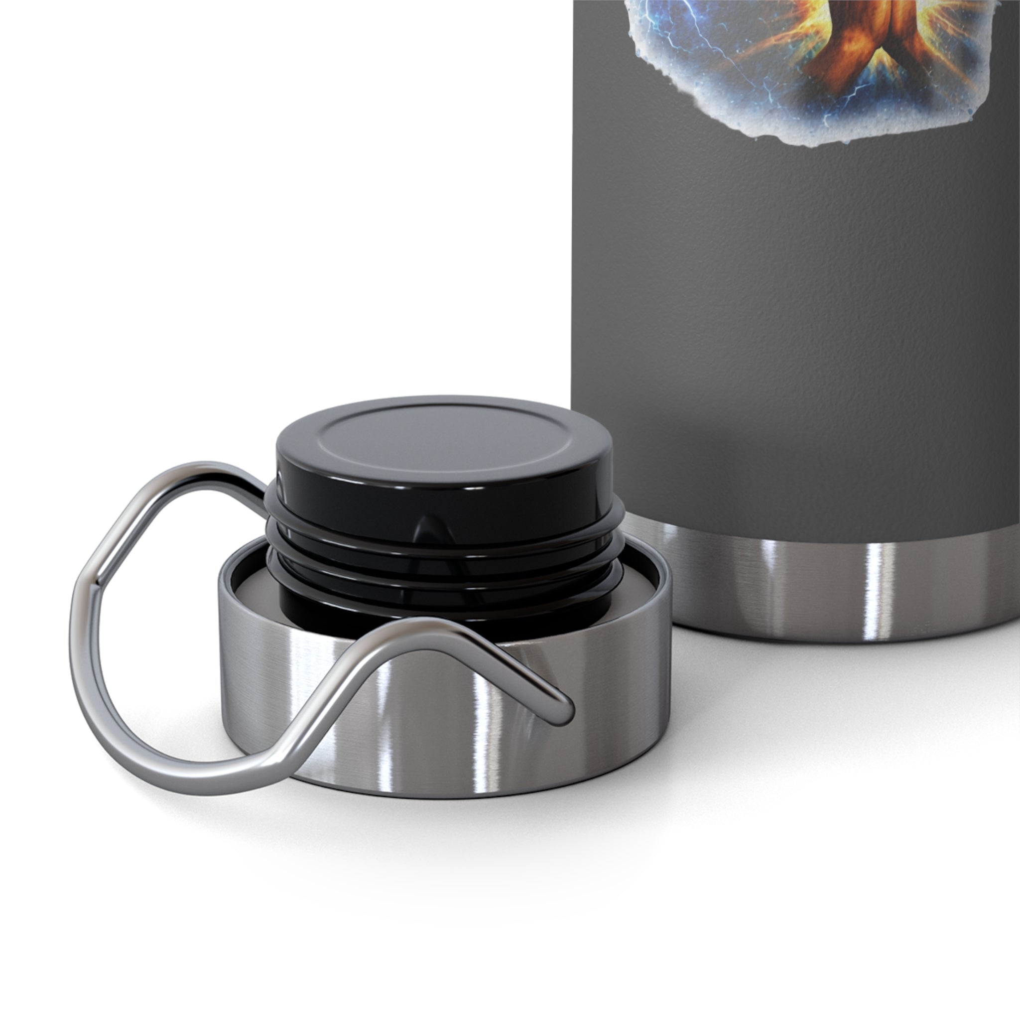 “Push: Pray Until Something Happens” 22oz Insulated Water Bottle - Hands
