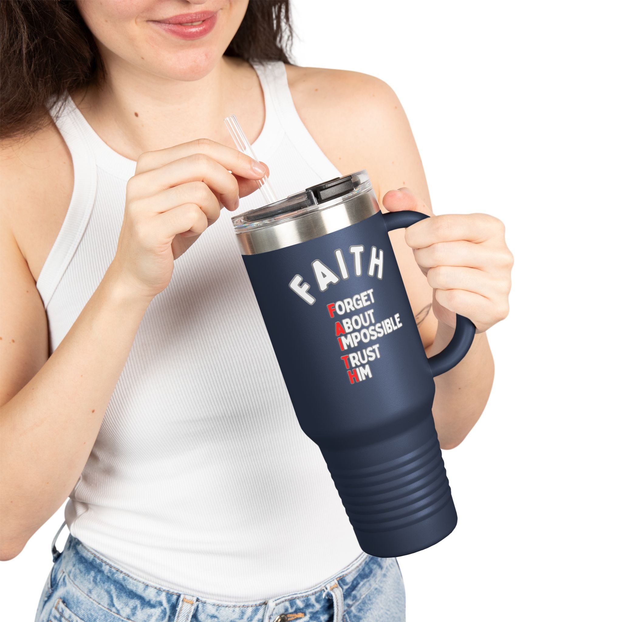 Faith Insulated Travel Mug, 40oz