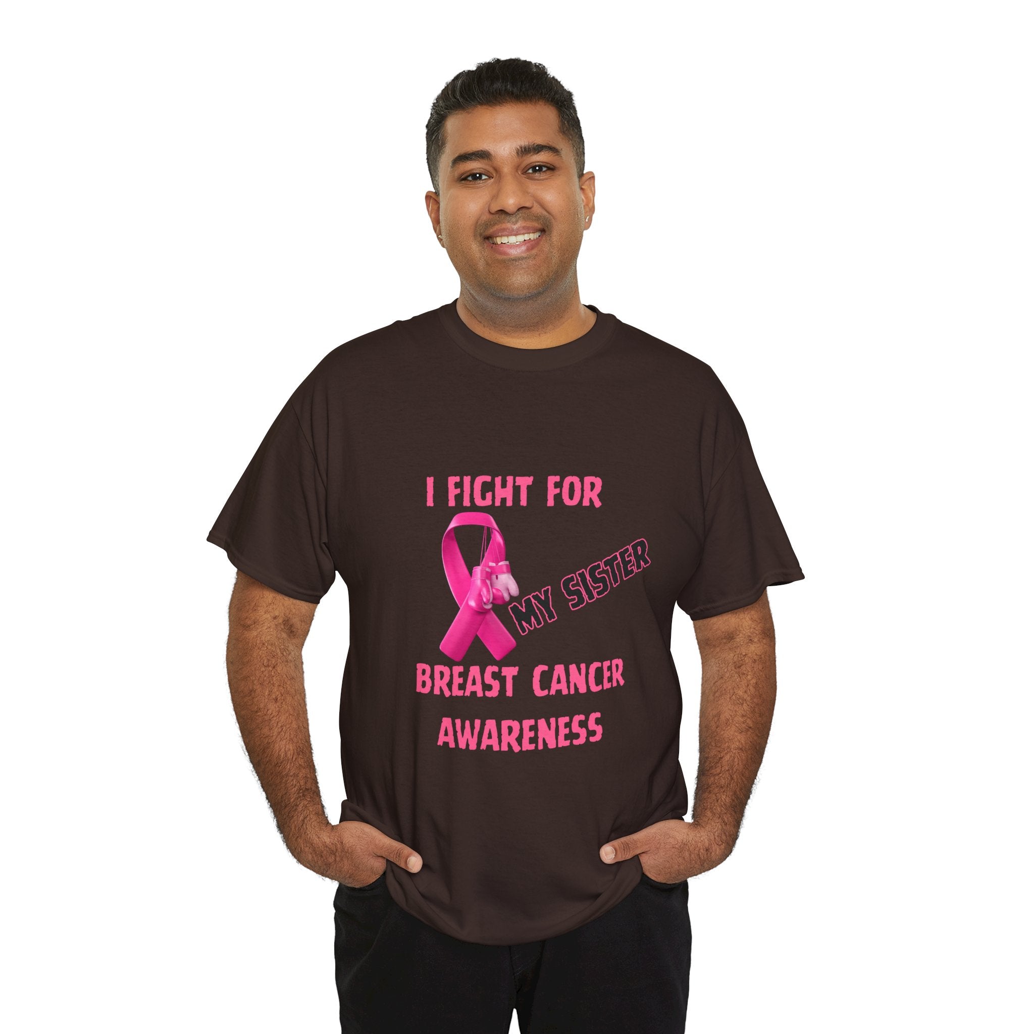 I Fight for My Sister Pink Ribbon Tee