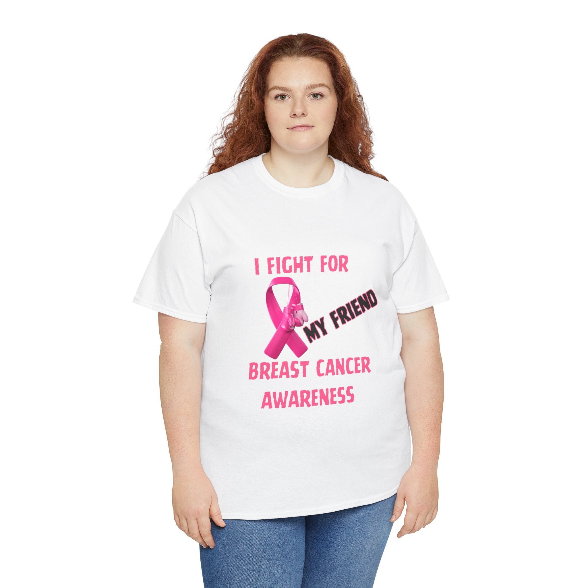 I Fight For My Friend Pink Ribbon Shirt