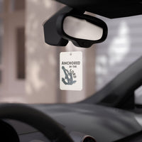 Anchored in the Lord Car Air Freshener — Christian Anchor Scented