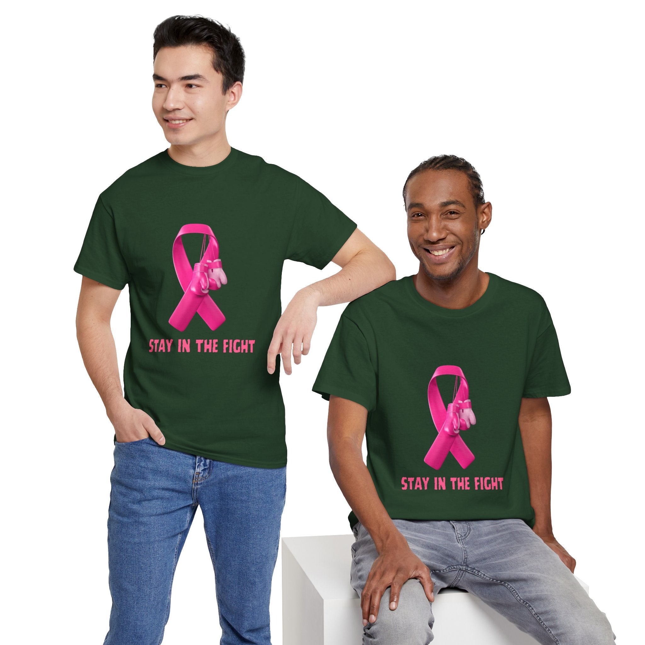 Stay in the Fight Pink Ribbon T-Shirt