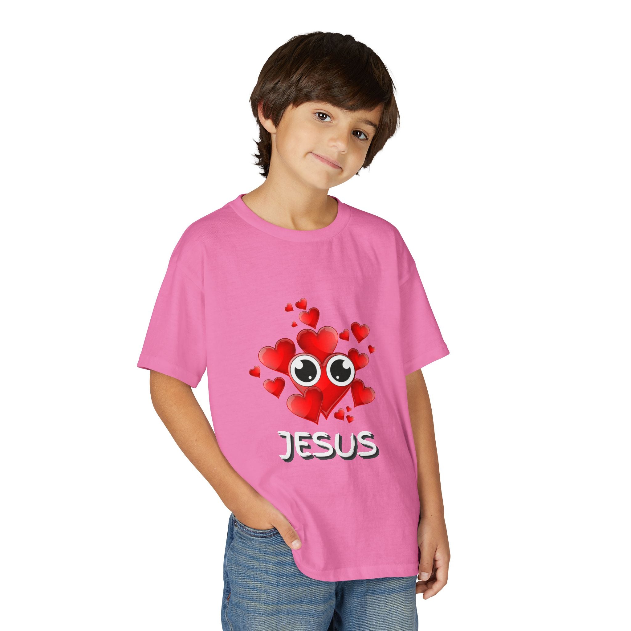 Eye Love Jesus Youth T-shirt - White