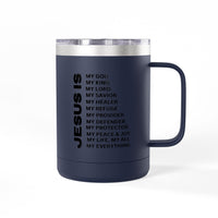 Christian Jesus Is 15oz Tumbler - Black