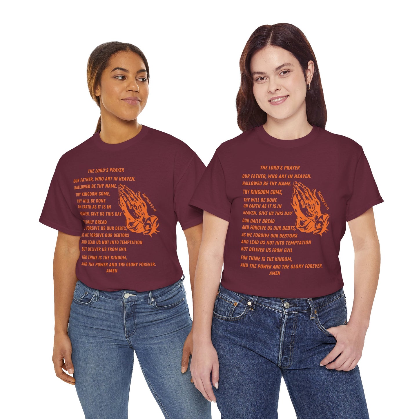 The Lord’s Prayer T-Shirt - Orange