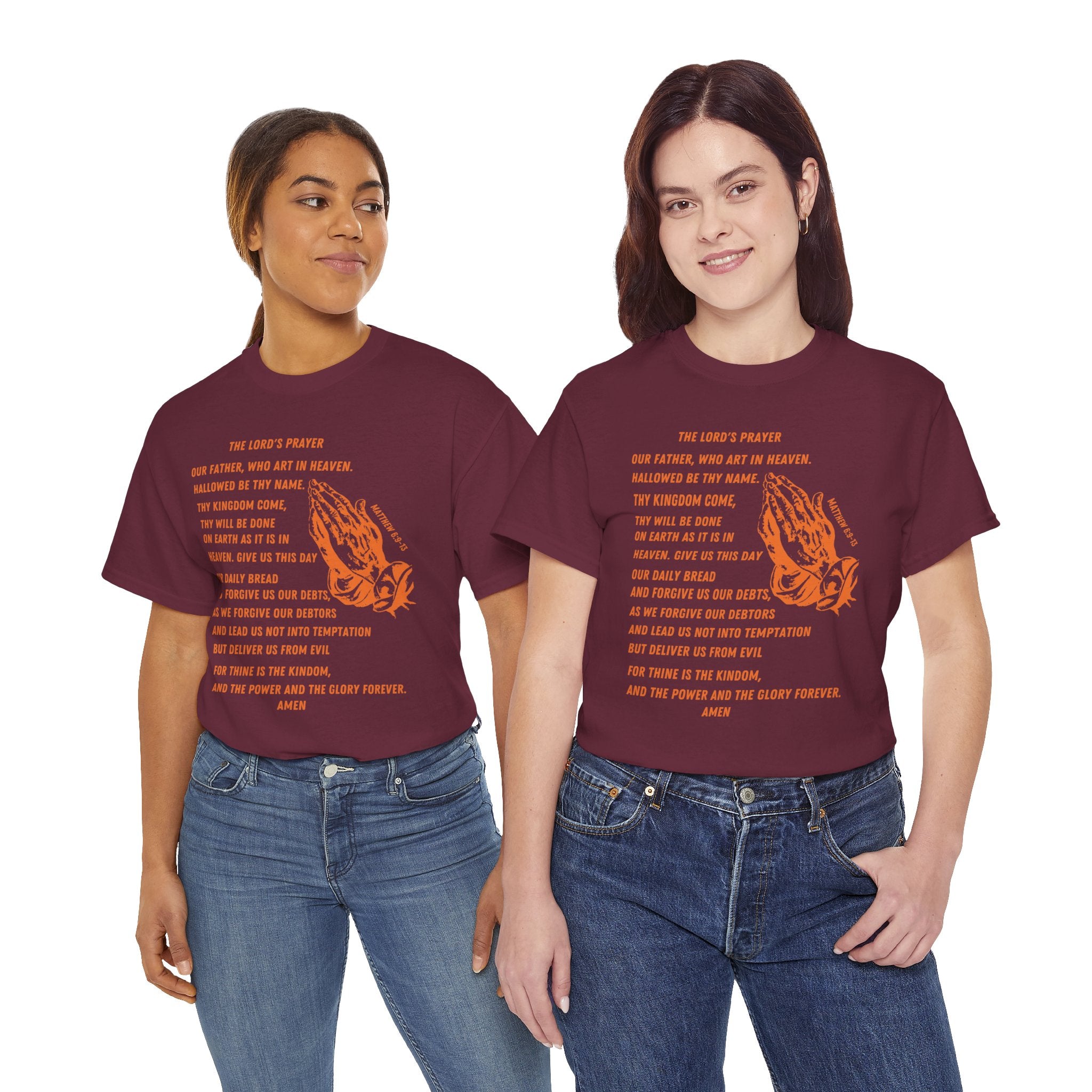 The Lord’s Prayer T-Shirt - Orange