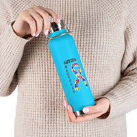 Autism Awareness Puzzle Ribbon 22oz Insulated Water Bottle