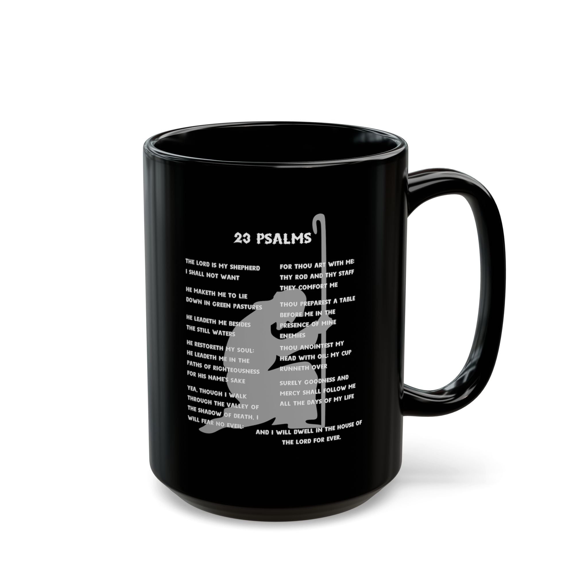 23 Psalms Black Coffee Mug — (11oz/15oz)