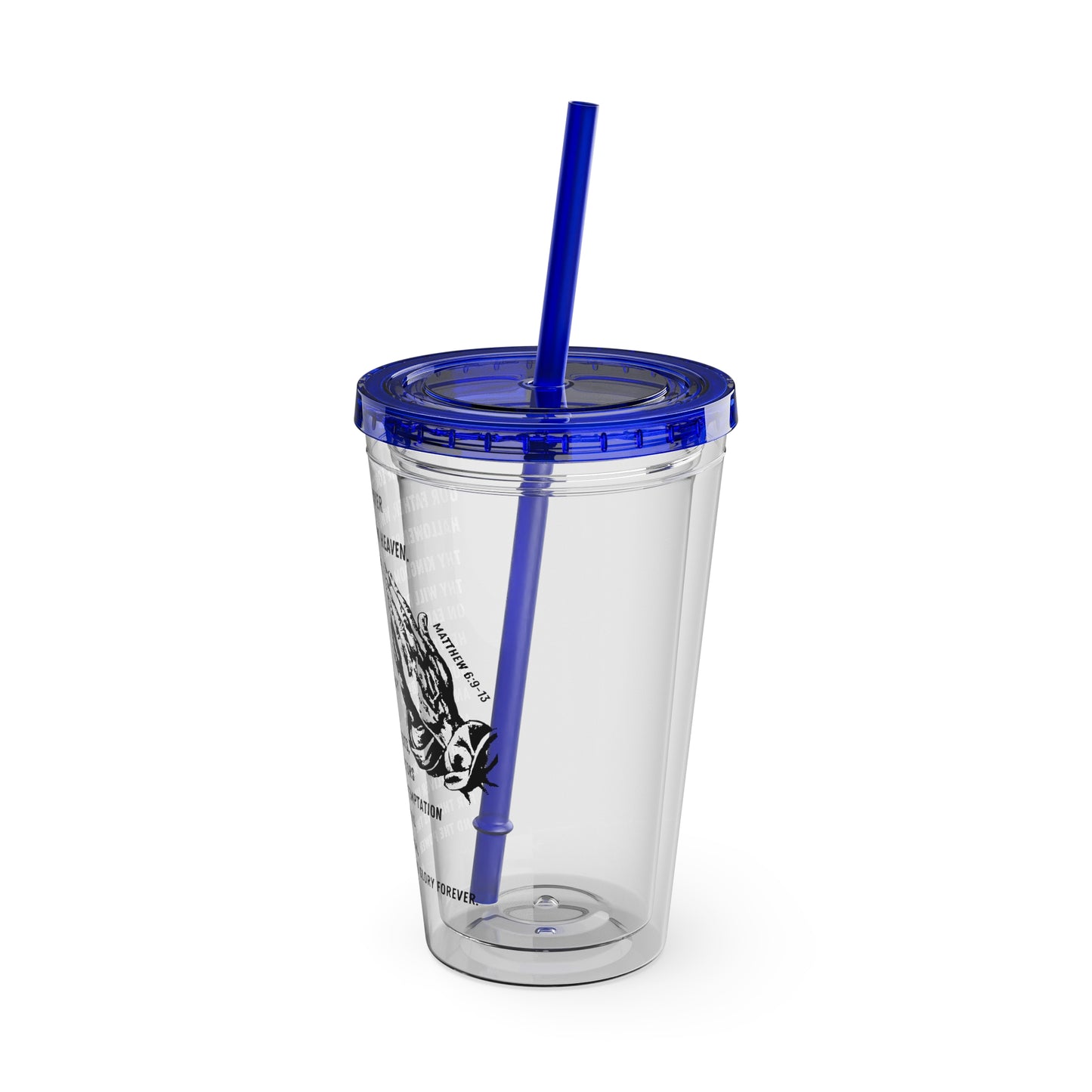 The Lord's Prayer 16oz Tumbler with Straw